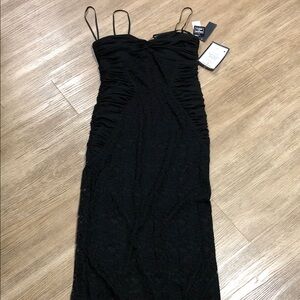 New Seni& Cade  Black long dress XL junior